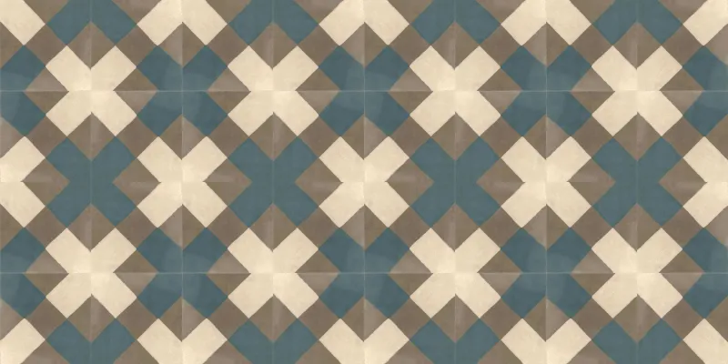 Baldosa calcárea diseño patrones x.