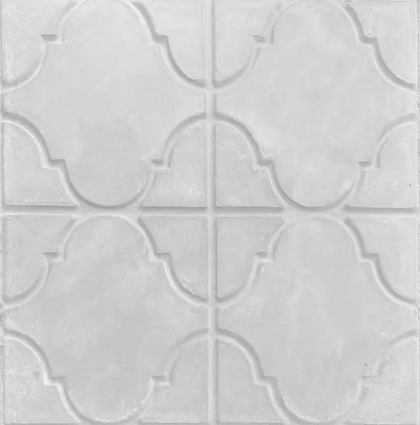 Baldosa calcárea 25x25 colonial blanca.