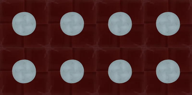 Baldosa calcáreas diseño geometrico fabricada en uruguay por baldosas lv
