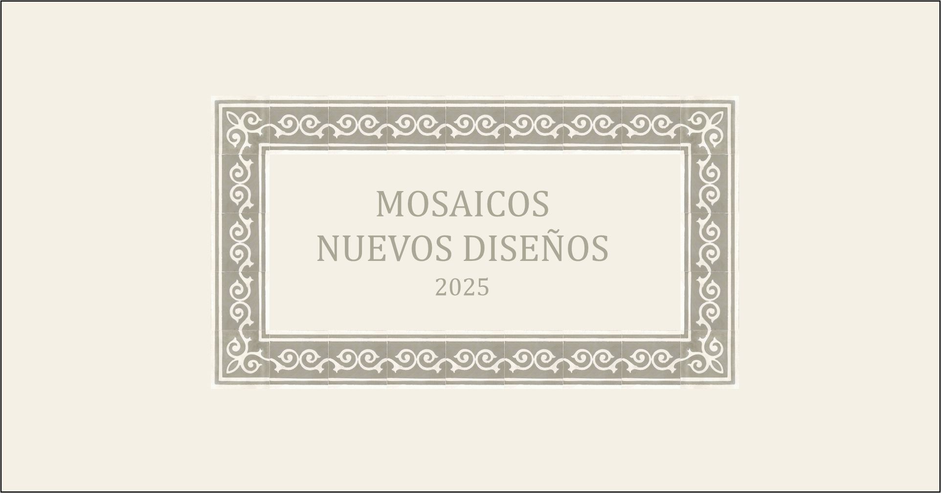 Baldosas calcáreas de mosaicos varios diseños y colores, en Uruguay